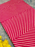 Handblock Print  Cotton Fabric - Rose Pink (3.5m)