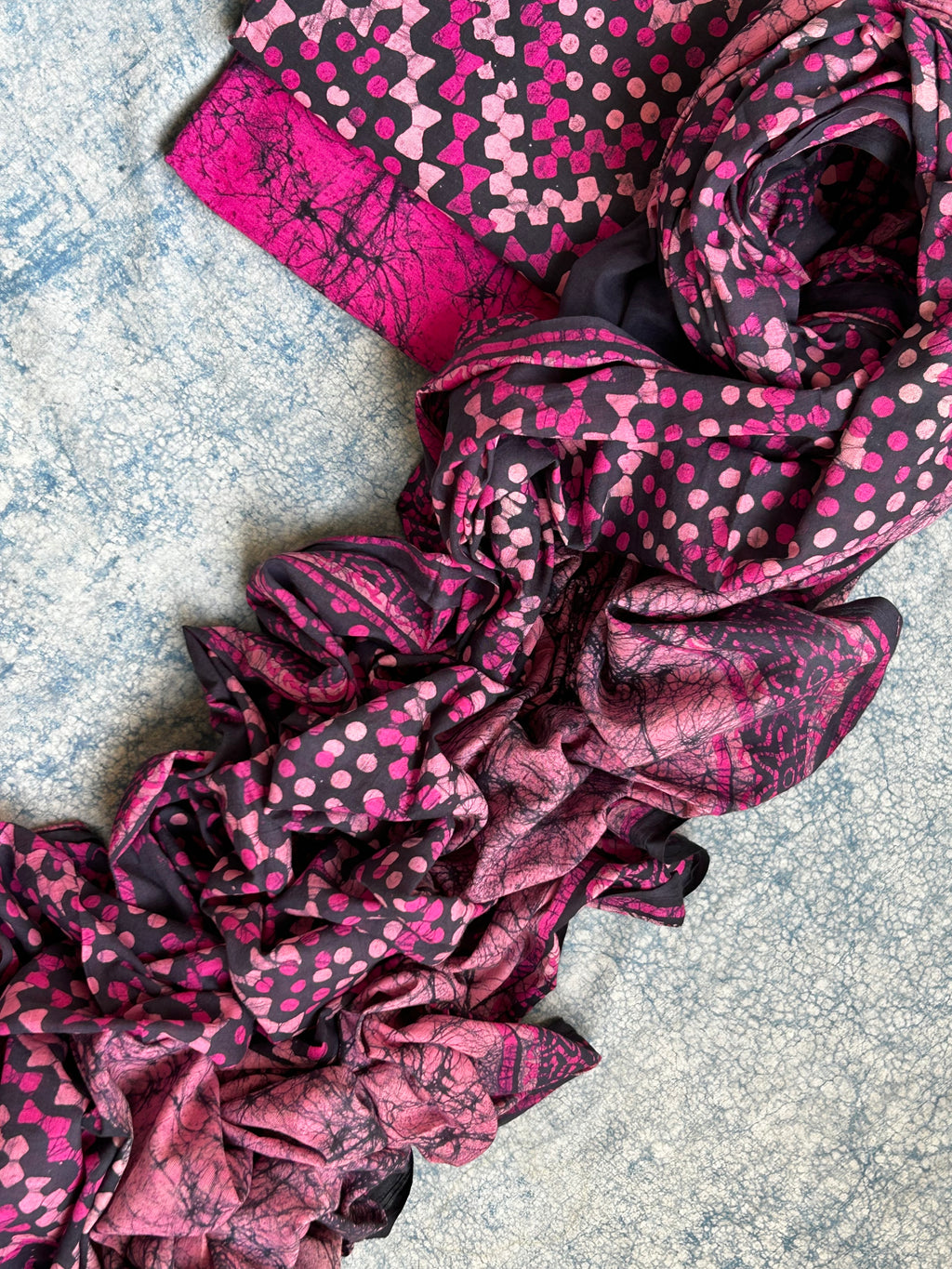 Handblock Batik Cotton Suit