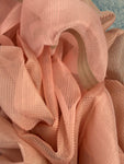 Handwoven Maheshwari Kurta Dupatta Set -Soft Peach