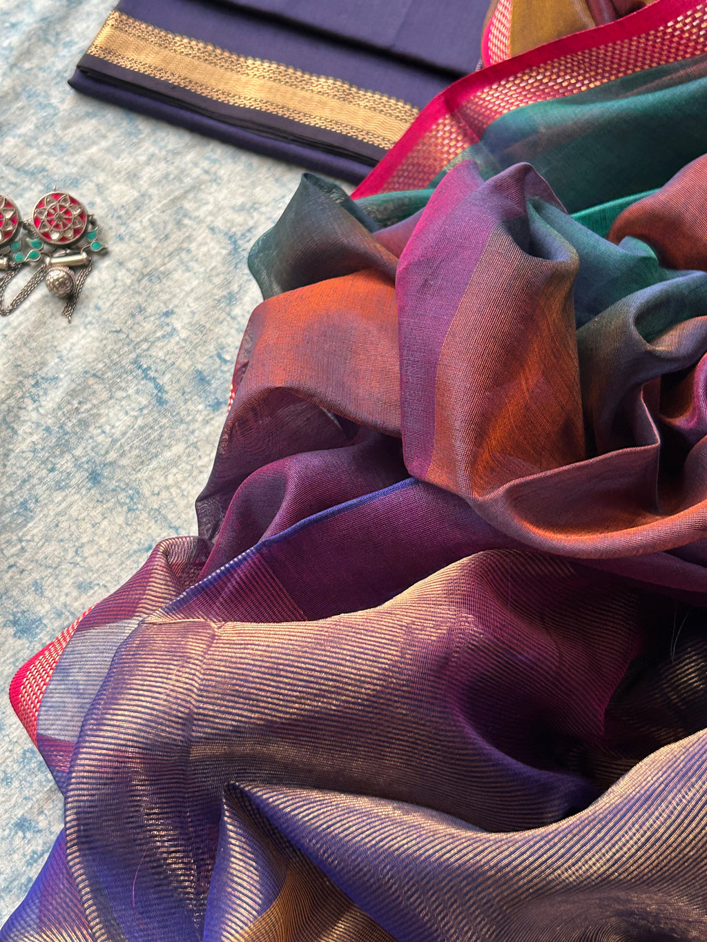 Aanchal - Handwoven Maheshwari Kurta Dupatta Set