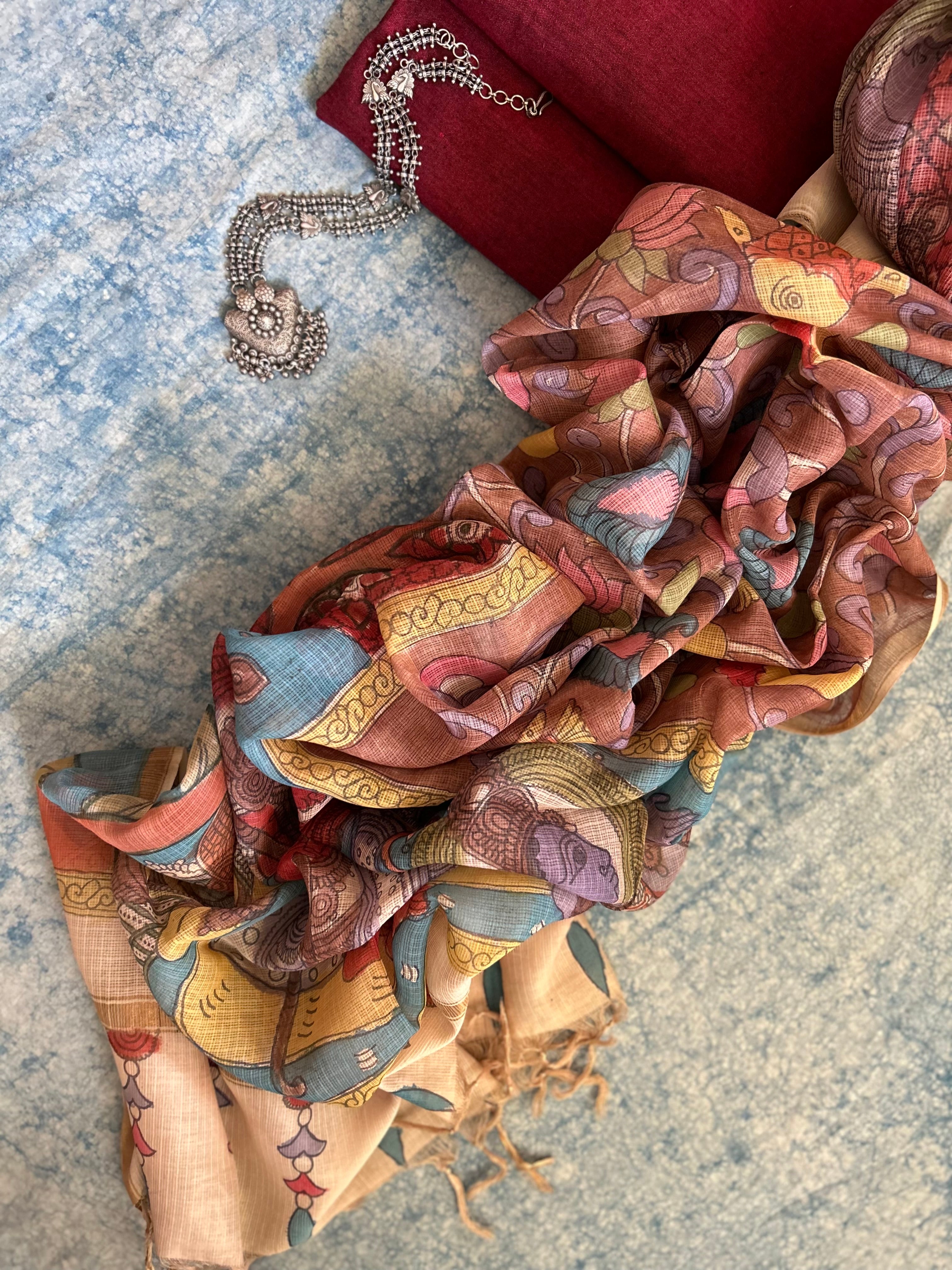 Handwoven Handcrafted Kalamkari Set