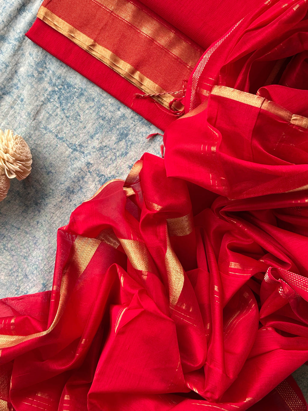 Sindoor - Handwoven Maheshwari Kurta Dupatta Set