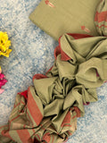 Handwoven Bengal Jamdani Kurta Dupatta set