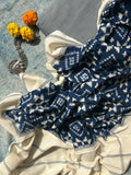 Handwoven Ikat Kurta Telia Dupatta Set
