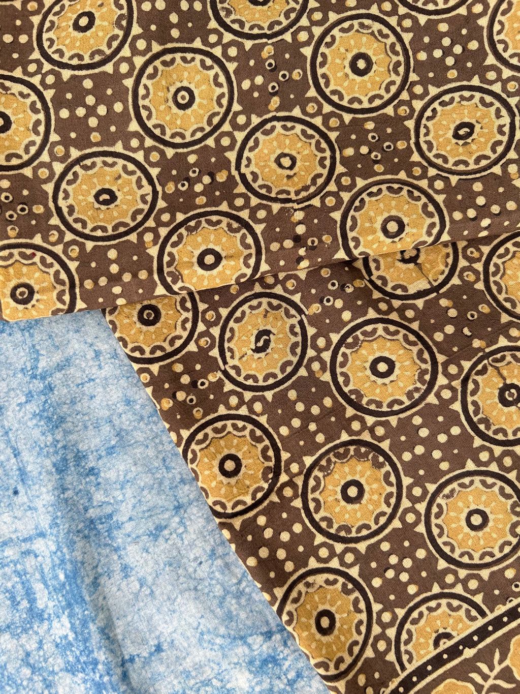 Natural Dyes Hand Block Ajrakh Dupatta