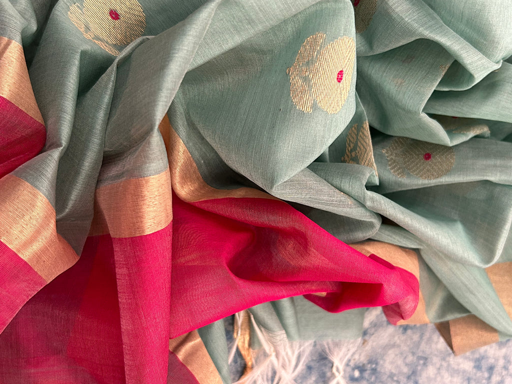 Handwoven Chanderi Kurta Dupatta Set