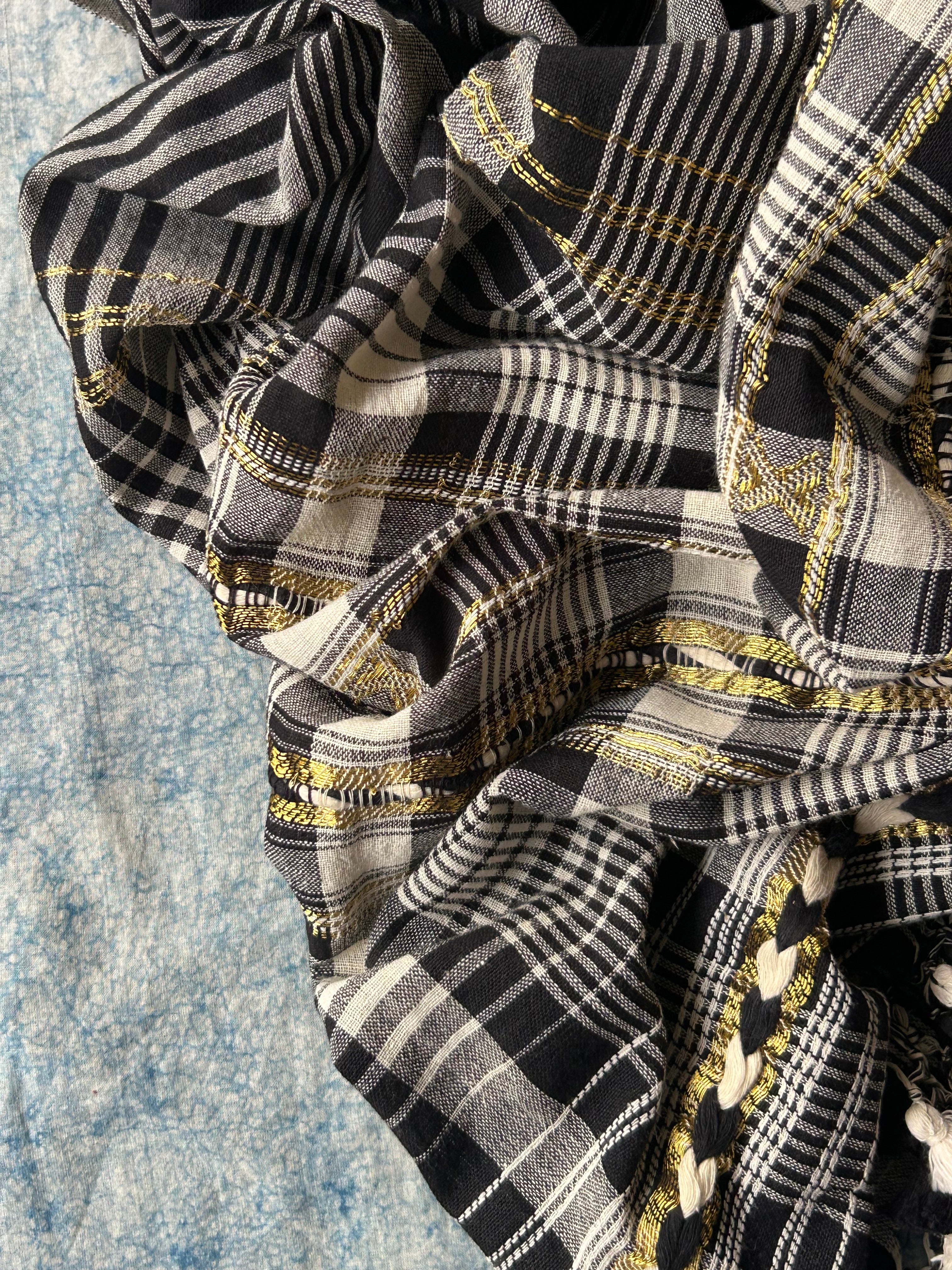 Malhaar - Handwoven Bhujodi Kala Cotton Set