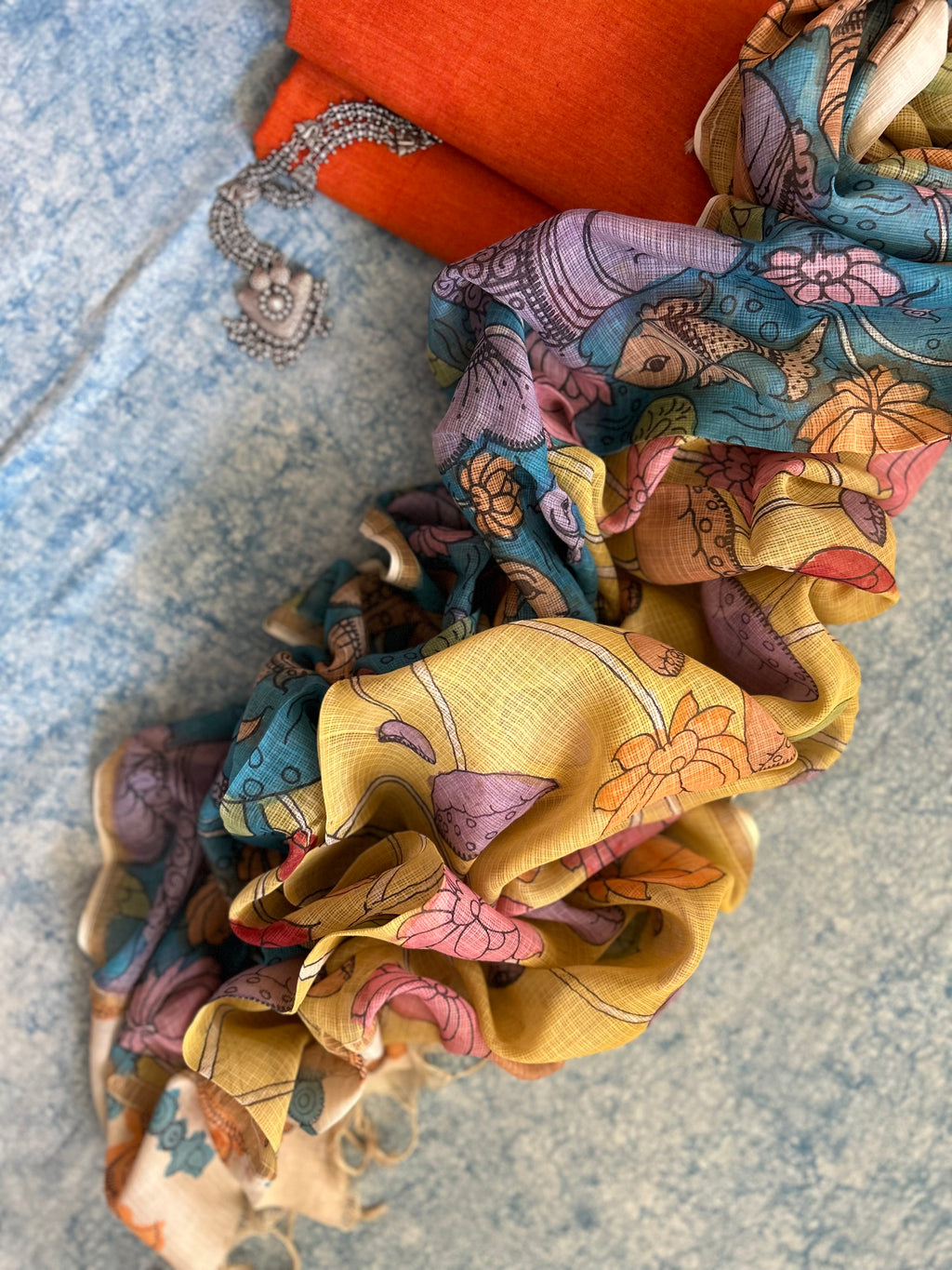Handwoven Handcrafted Kalamkari Set