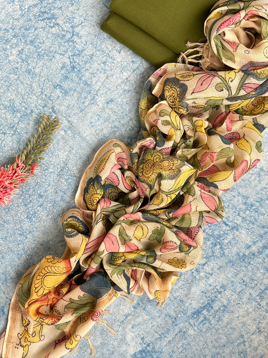 Handwoven Handcrafted Kalamkari Set