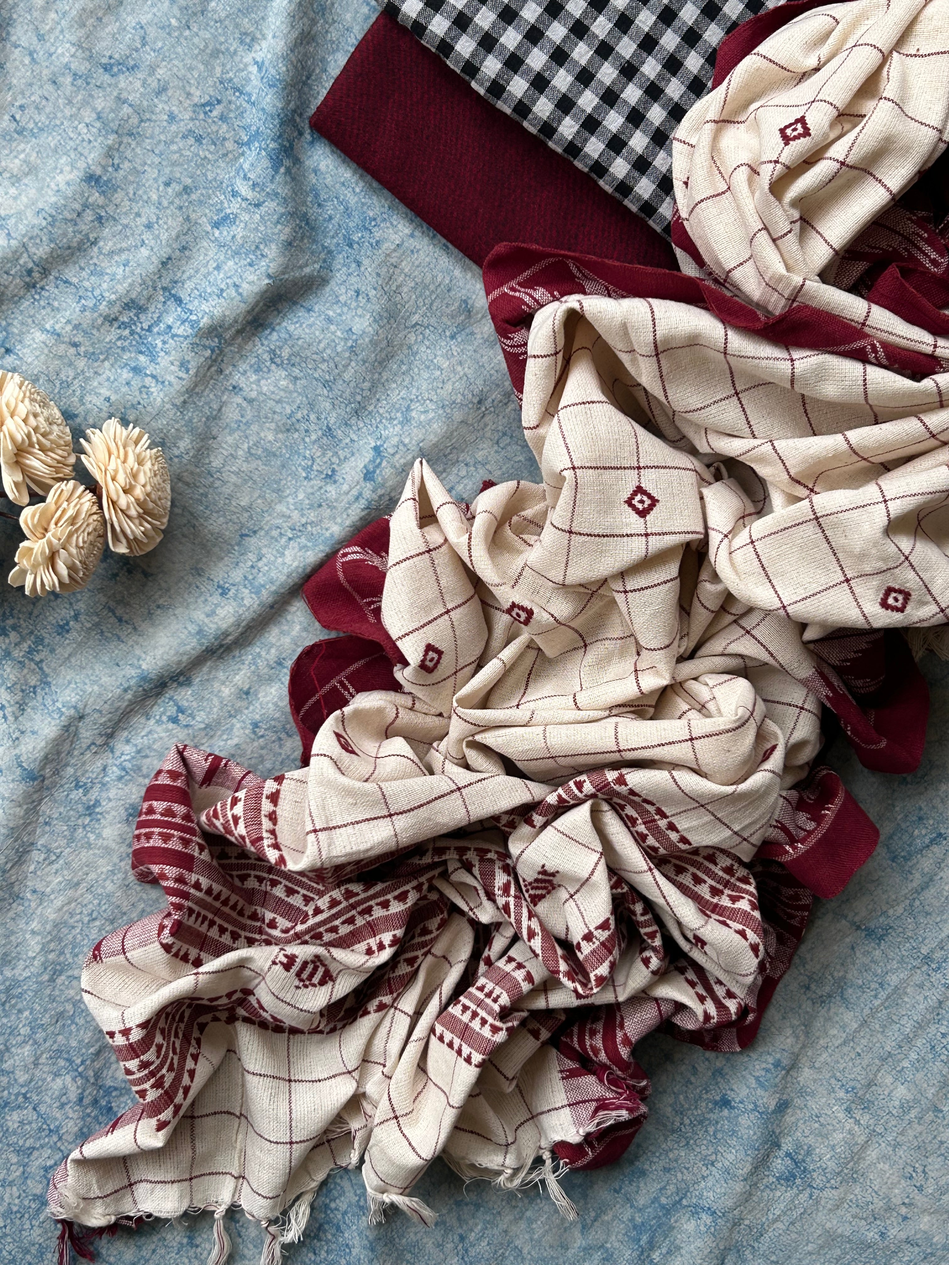 Megha - Handspun Handwoven Kotpad Suit Set