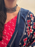 Handwoven Ikat Kurta Telia Dupatta Set