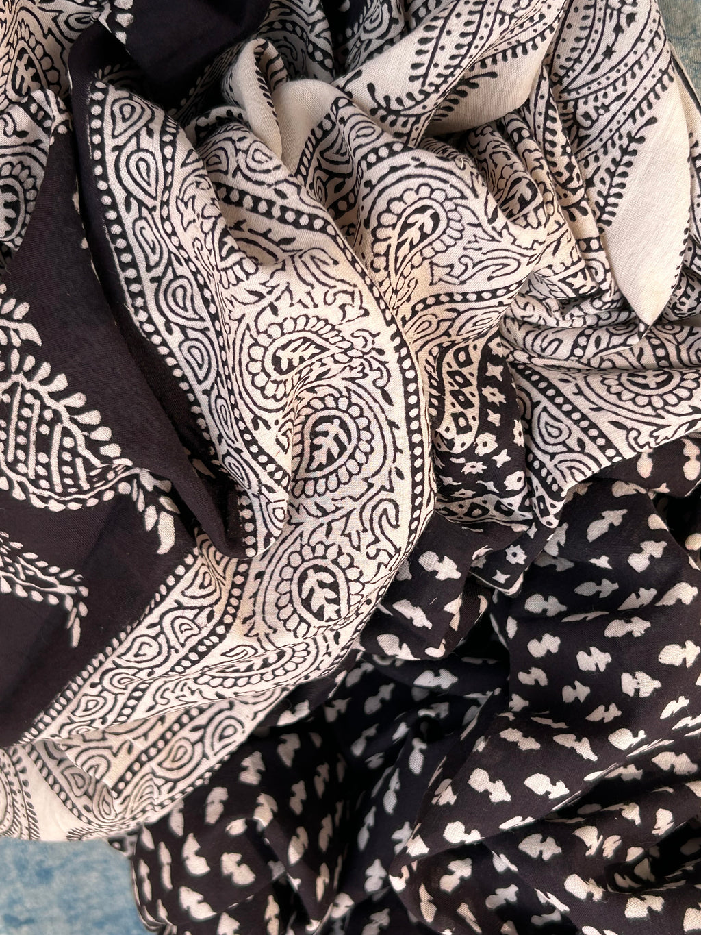 Natural Dyed Bagh Block Print Cotton Suit