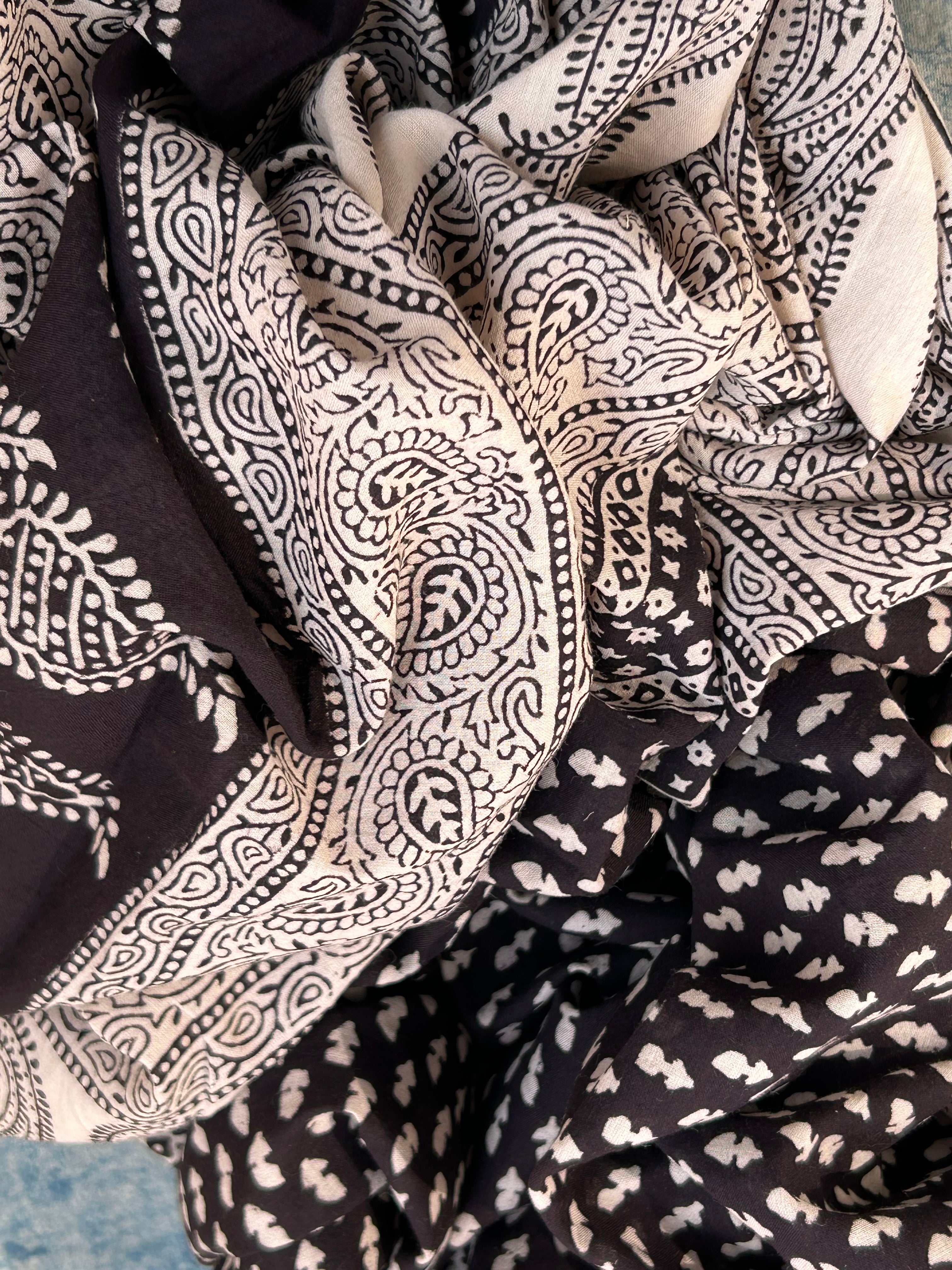 Natural Dyed Bagh Block Print Cotton Suit