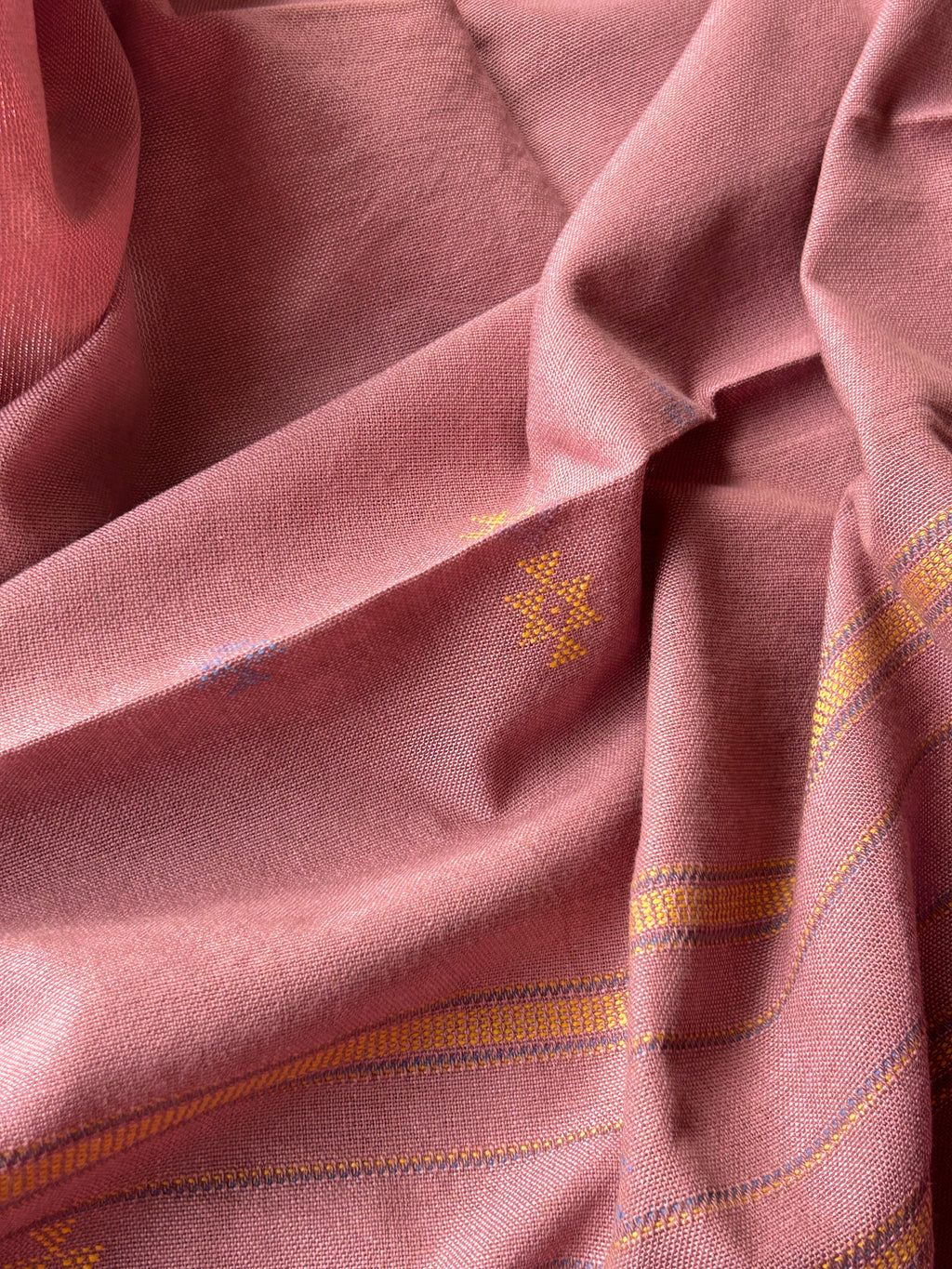Amaltas - Handspun Handwoven Kotpad and Bhujodi Stole Set