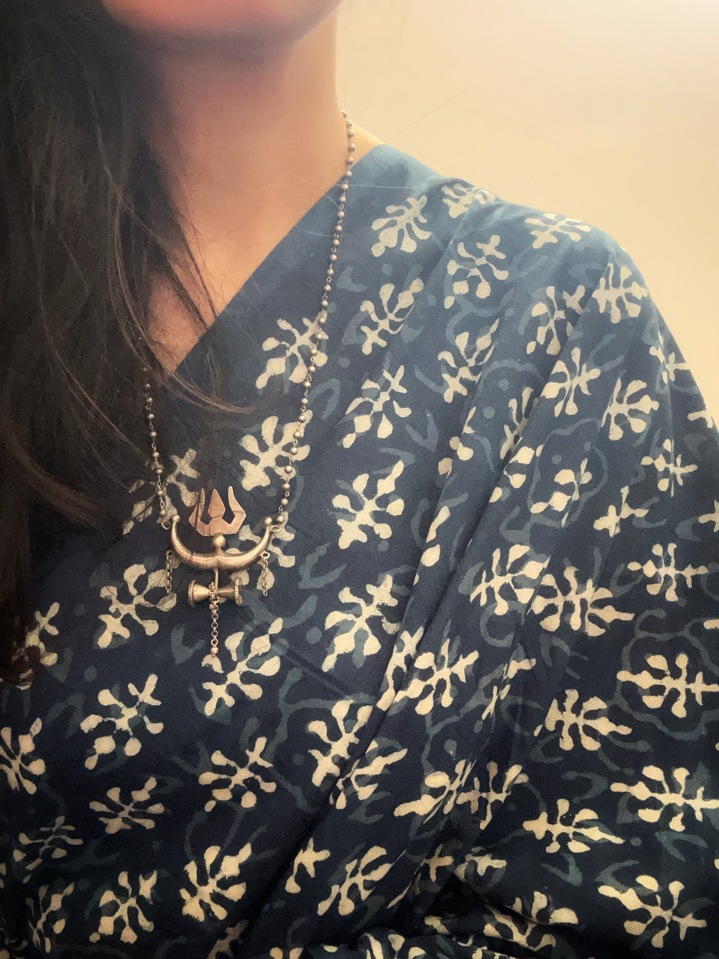 Handblock Daboo Print 2.5m Cotton Fabric