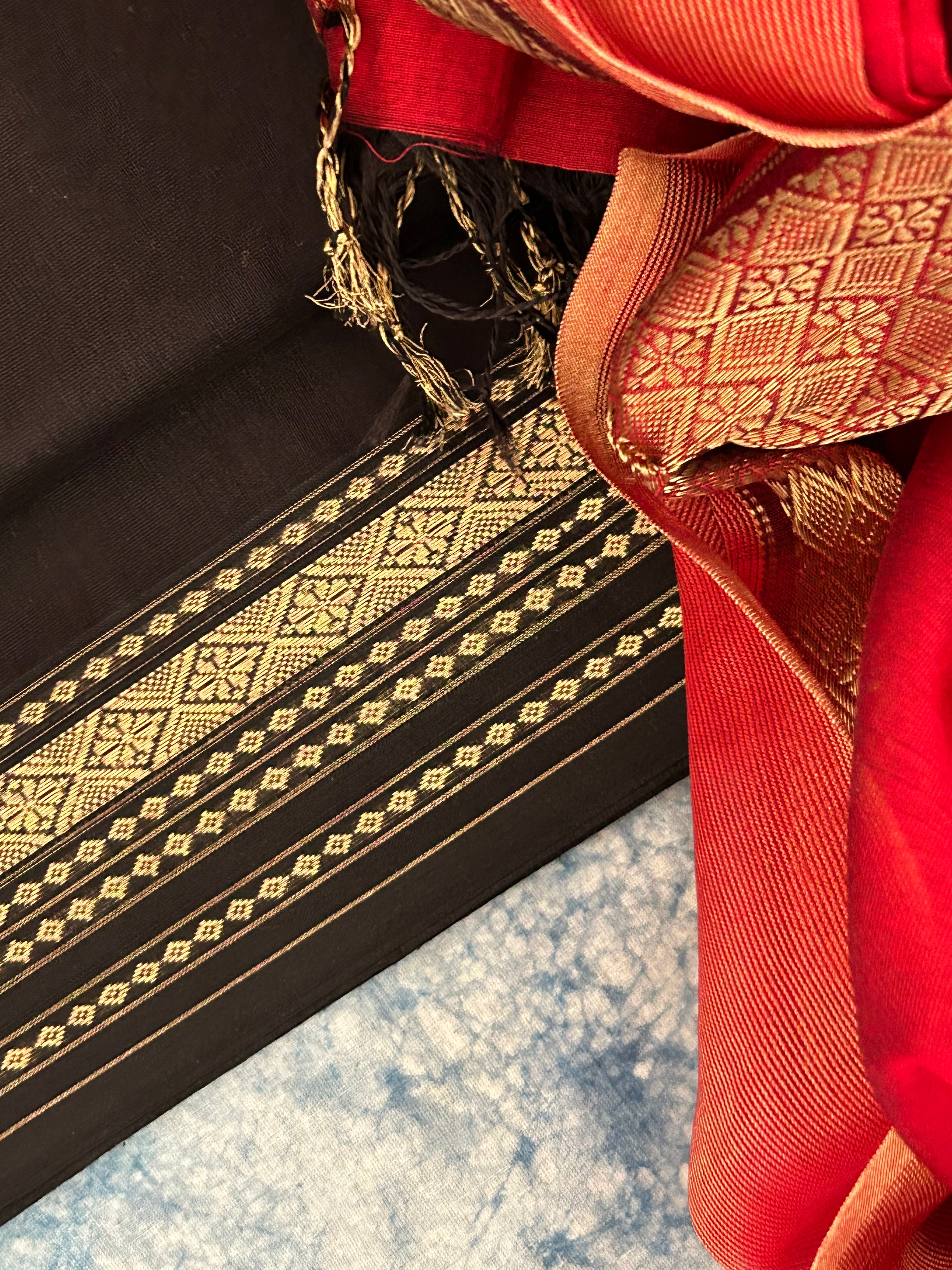 Handwoven Maheshwari Kurta Dupatta Set