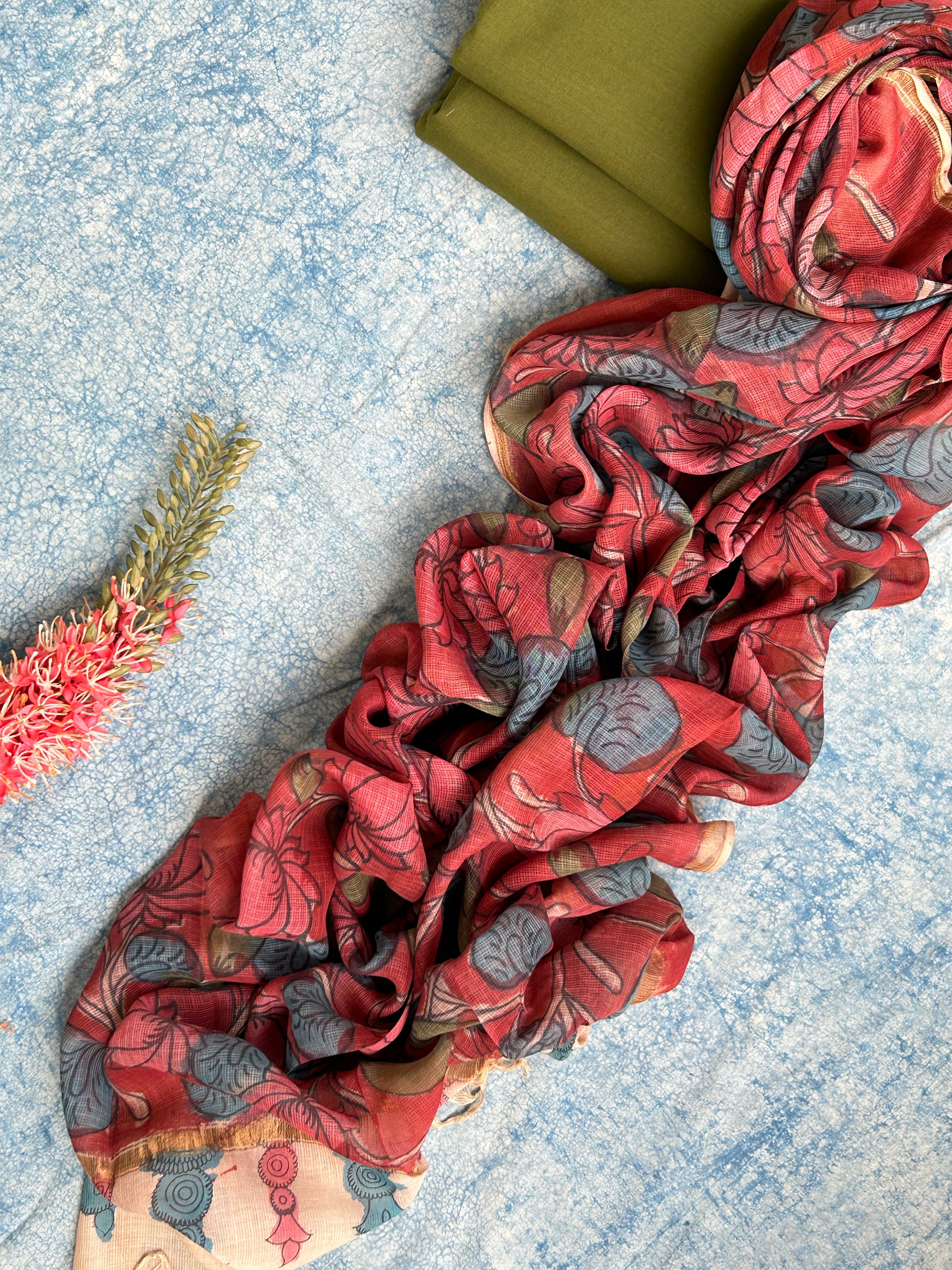 Handwoven Handcrafted Kalamkari Set