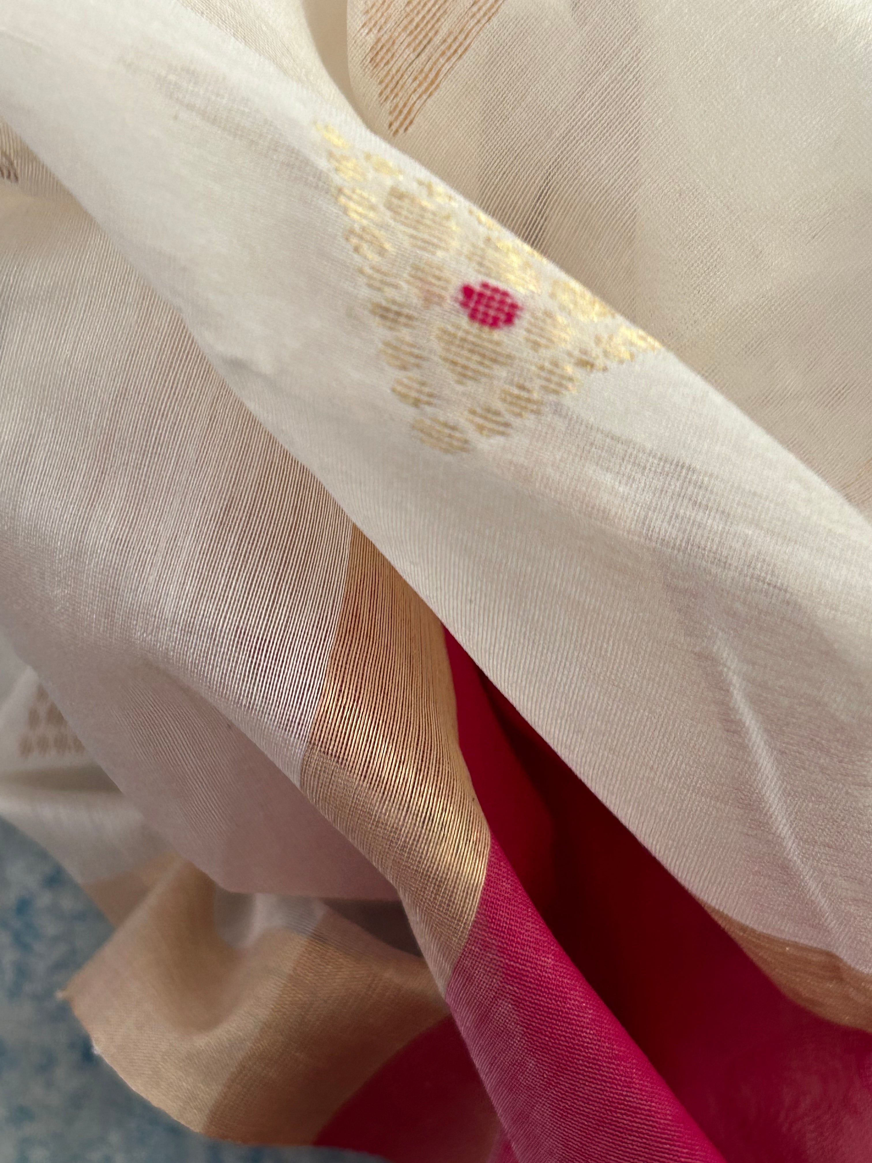 Handwoven Chanderi Kurta Dupatta Set