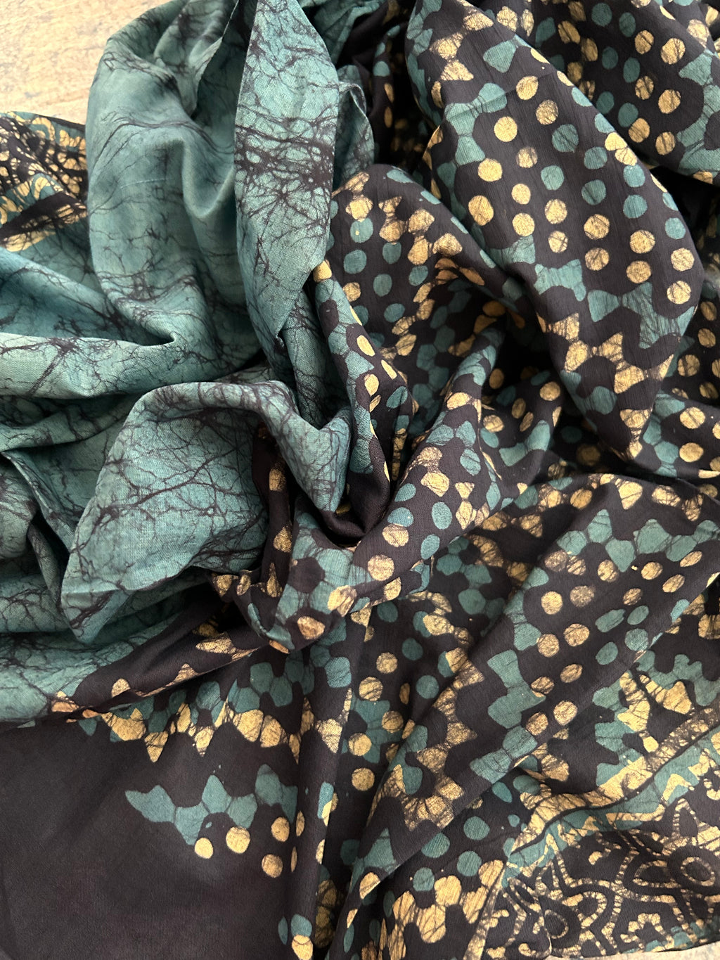 Handblock Batik Cotton Suit