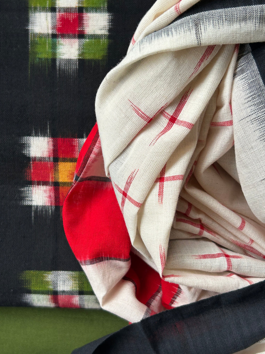Swatantra - Handwoven Double Ikath Kurta Dupatta Set