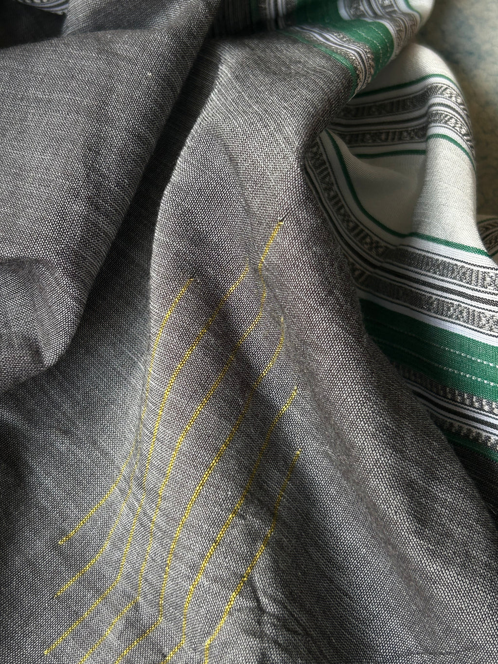 Utsav - Handwoven Telangana cotton and Ilkal Dupatta Set
