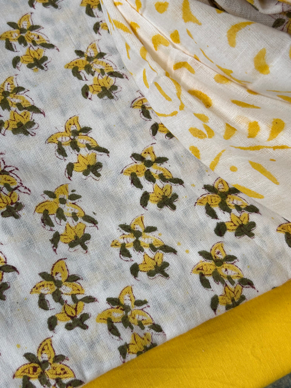 Handblock Azo-free Dye Cotton Suit Set