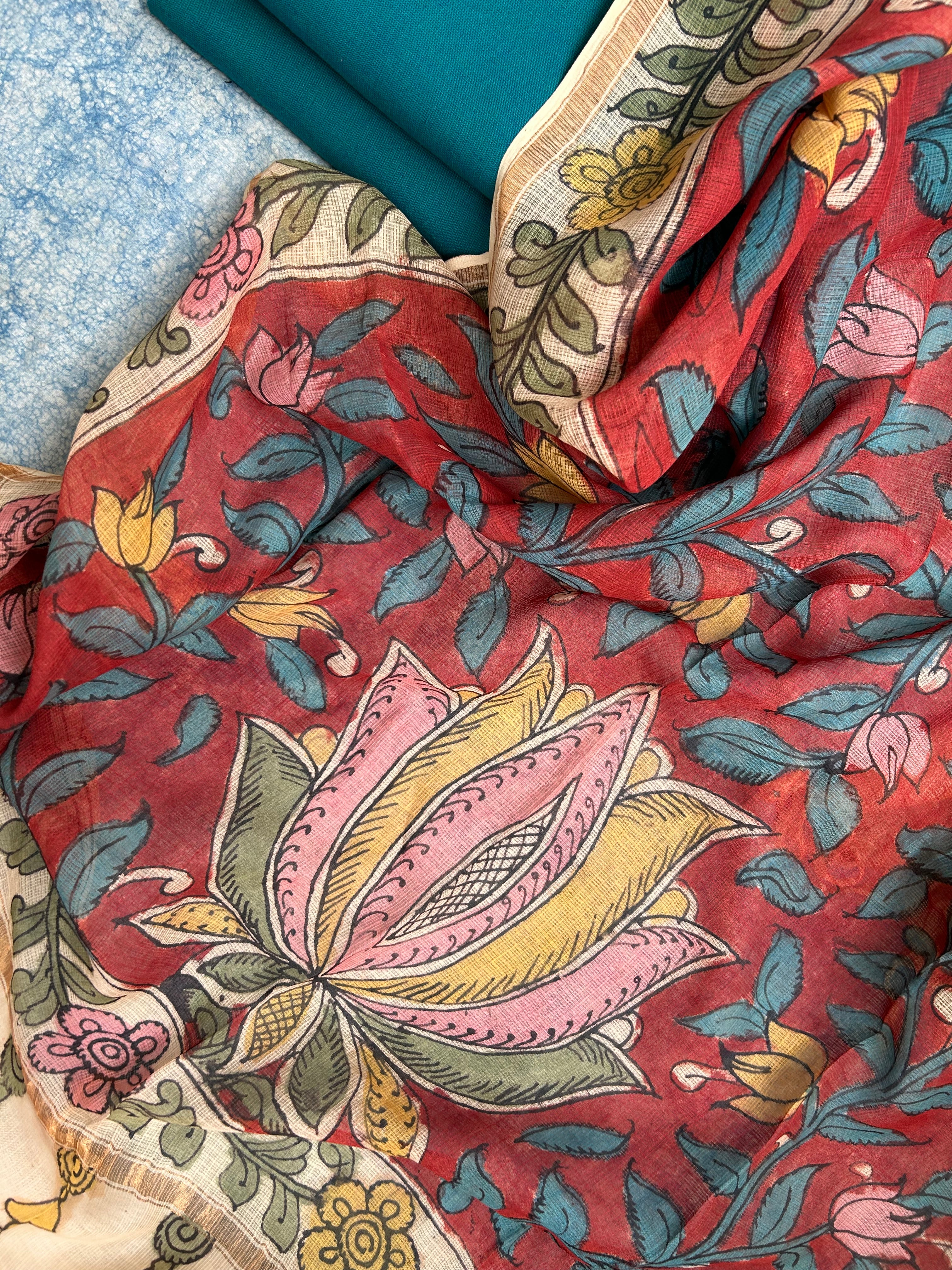 Handwoven Handcrafted Kalamkari Set