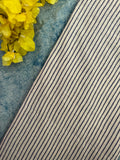 Handspun Handwoven Kotpad Fabric 600 INR/metre - Ivory & Blue