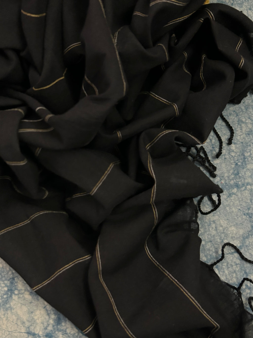 Kaajal - Handwoven Bengal Jamdani Kurta Dupatta set