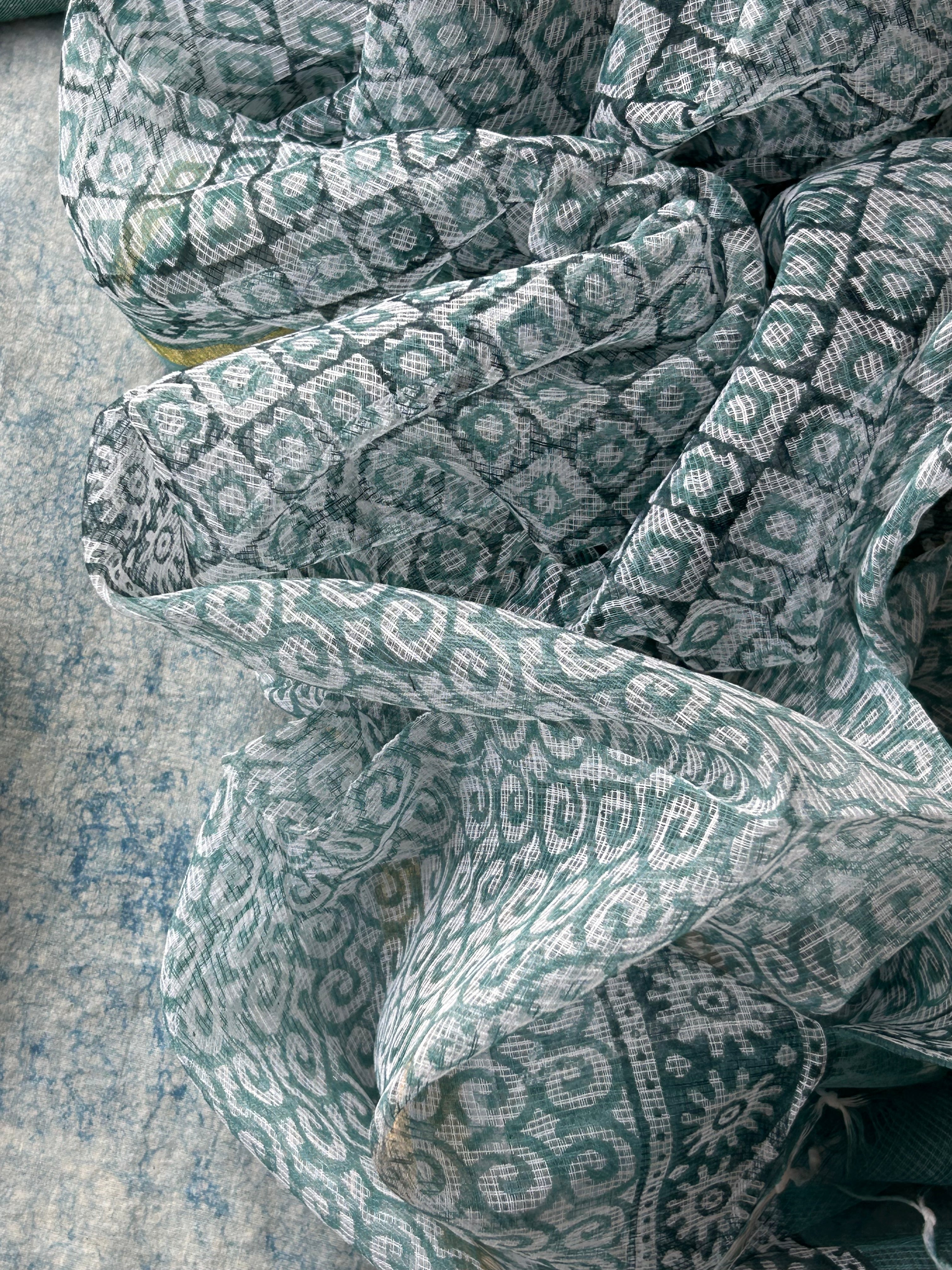 Mridul - Handwoven Handblock Printed Set