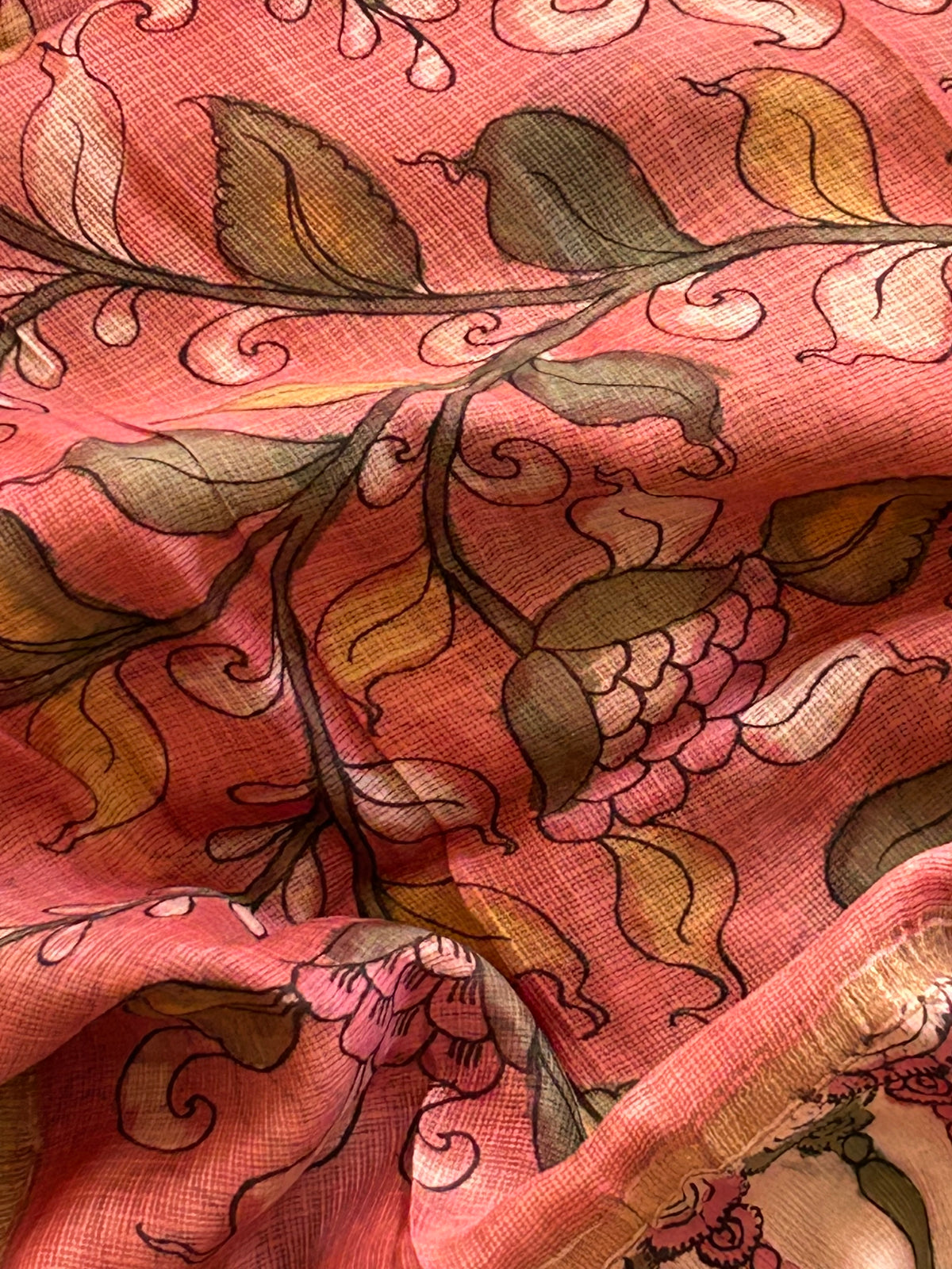 Mahii - Handwoven Handpainted Kalamkari Set