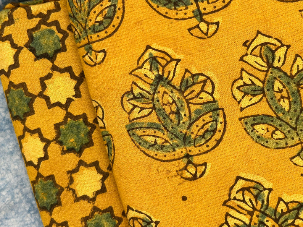 Natural Dyes Handcrafted Ajrakh Kota Suit