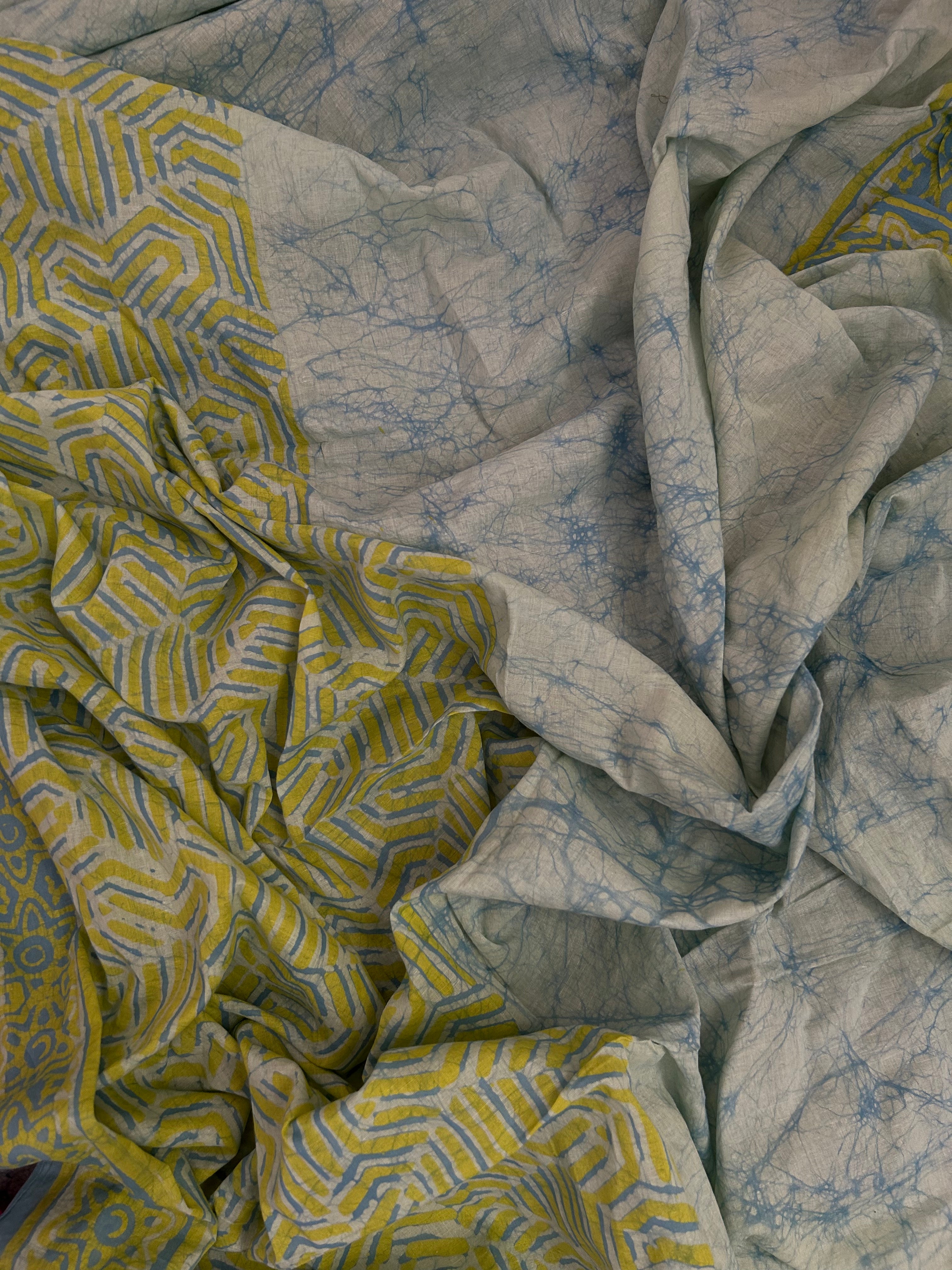Handblock Batik Cotton Suit