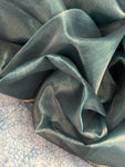 Handwoven Maheshwari Kurta Dupatta Set -Teal Blue