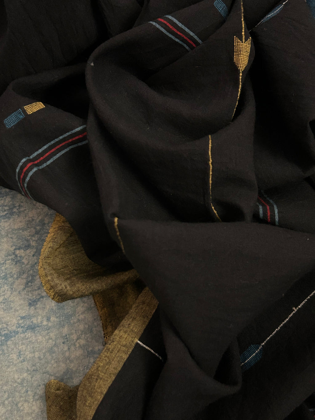 Nisha - Handwoven Bengal Jamdani Kurta Dupatta set