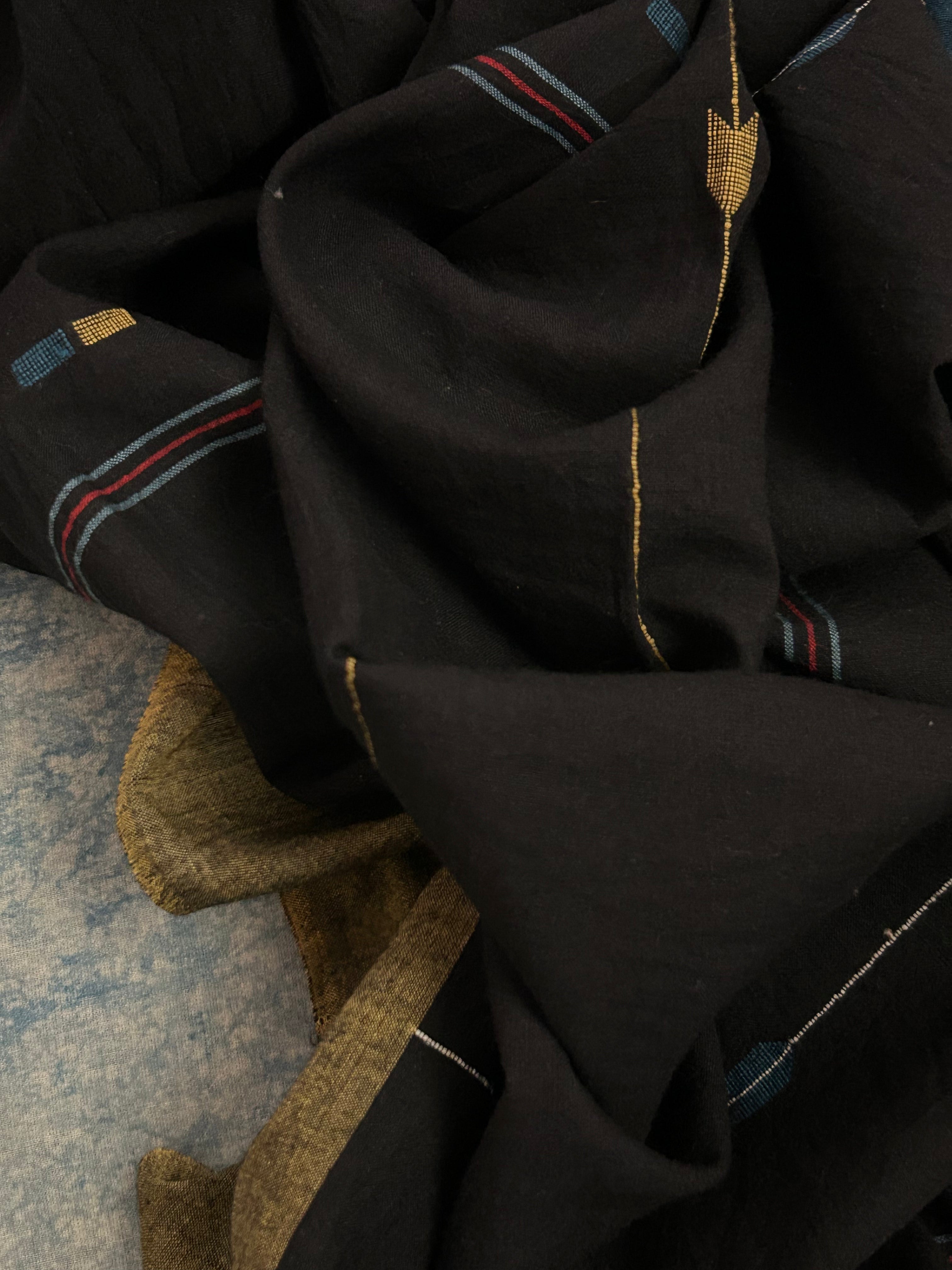 Nisha - Handwoven Bengal Jamdani Kurta Dupatta set