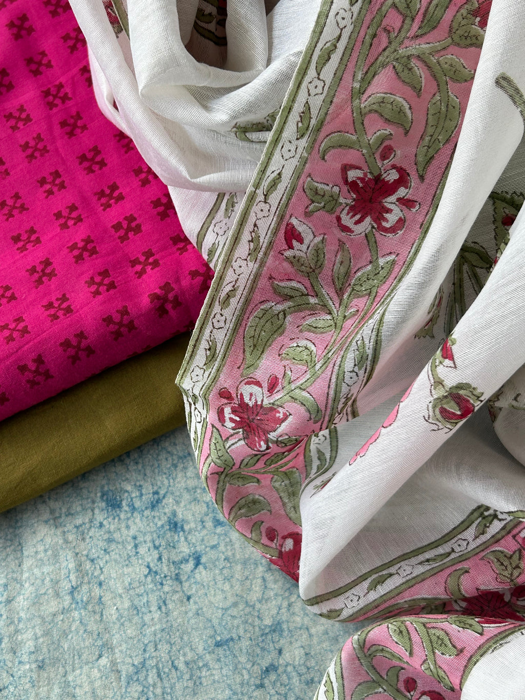 Gulaab - Handcrafted Cotton Suit Set