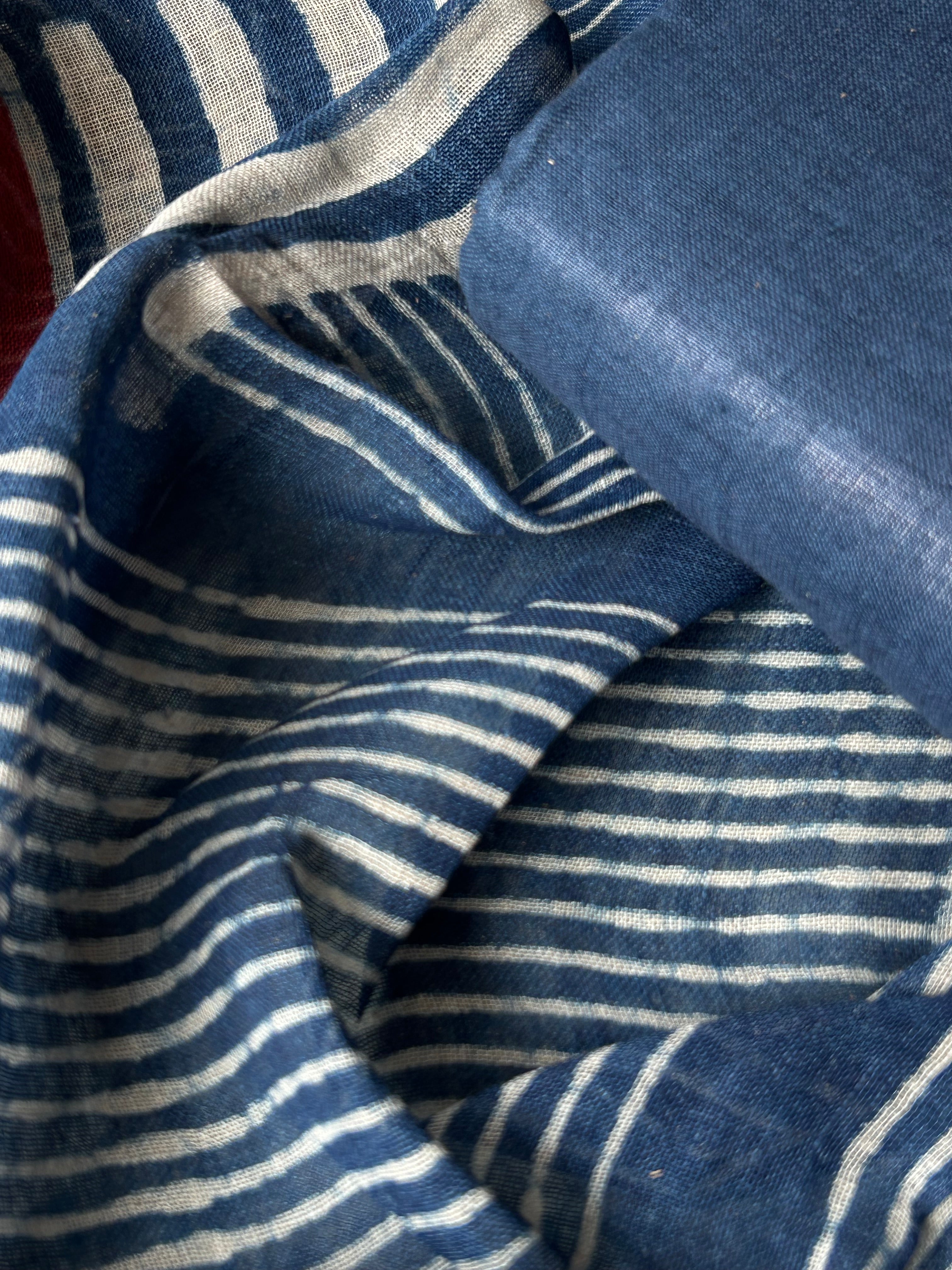 Neer - Handcrafted Linen Kurta Dupatta Set