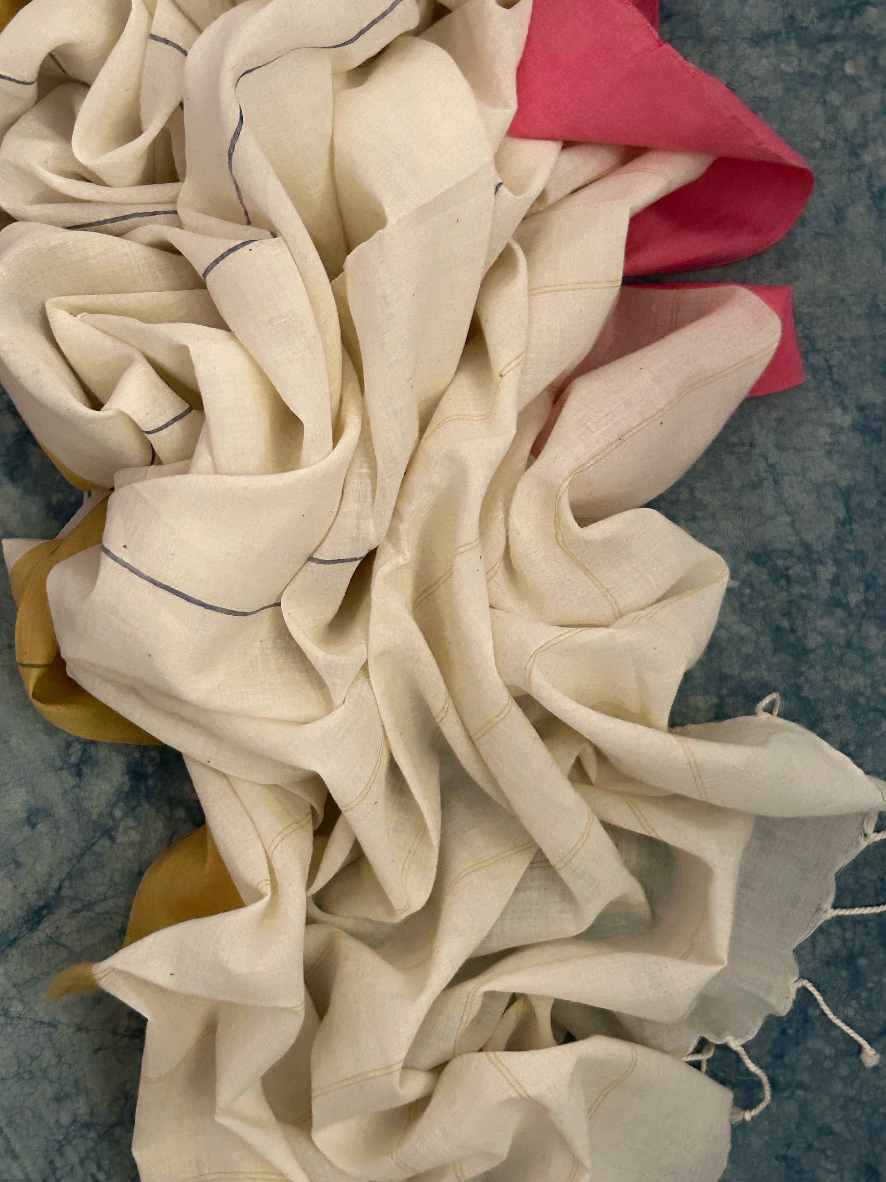 Mogra - Handwoven Bengal Jamdani Kurta Dupatta set