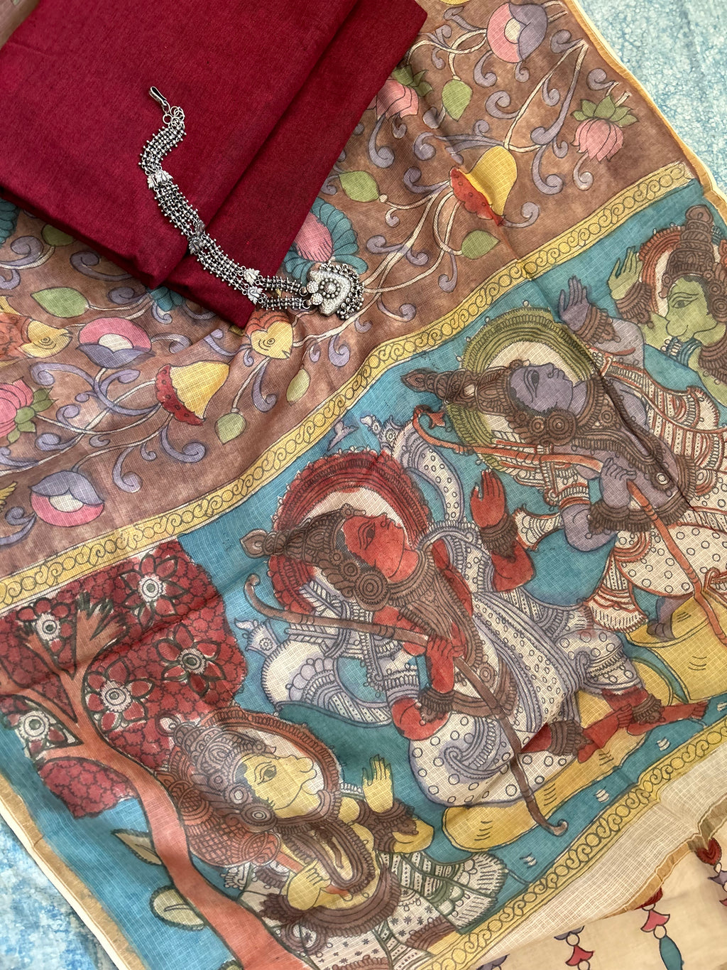 Handwoven Handcrafted Kalamkari Set