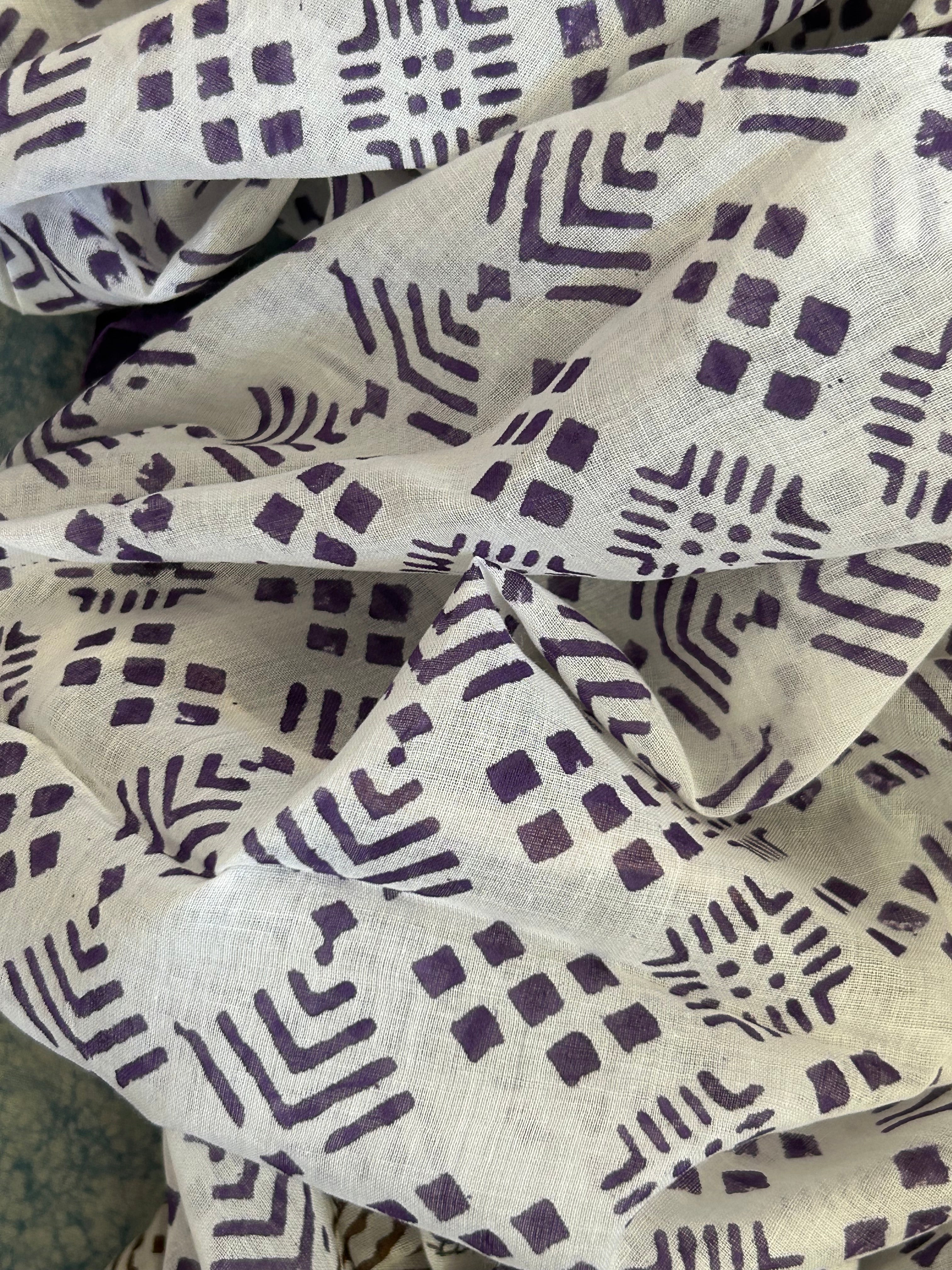 Handblock Azo-free Dye Cotton Suit Set