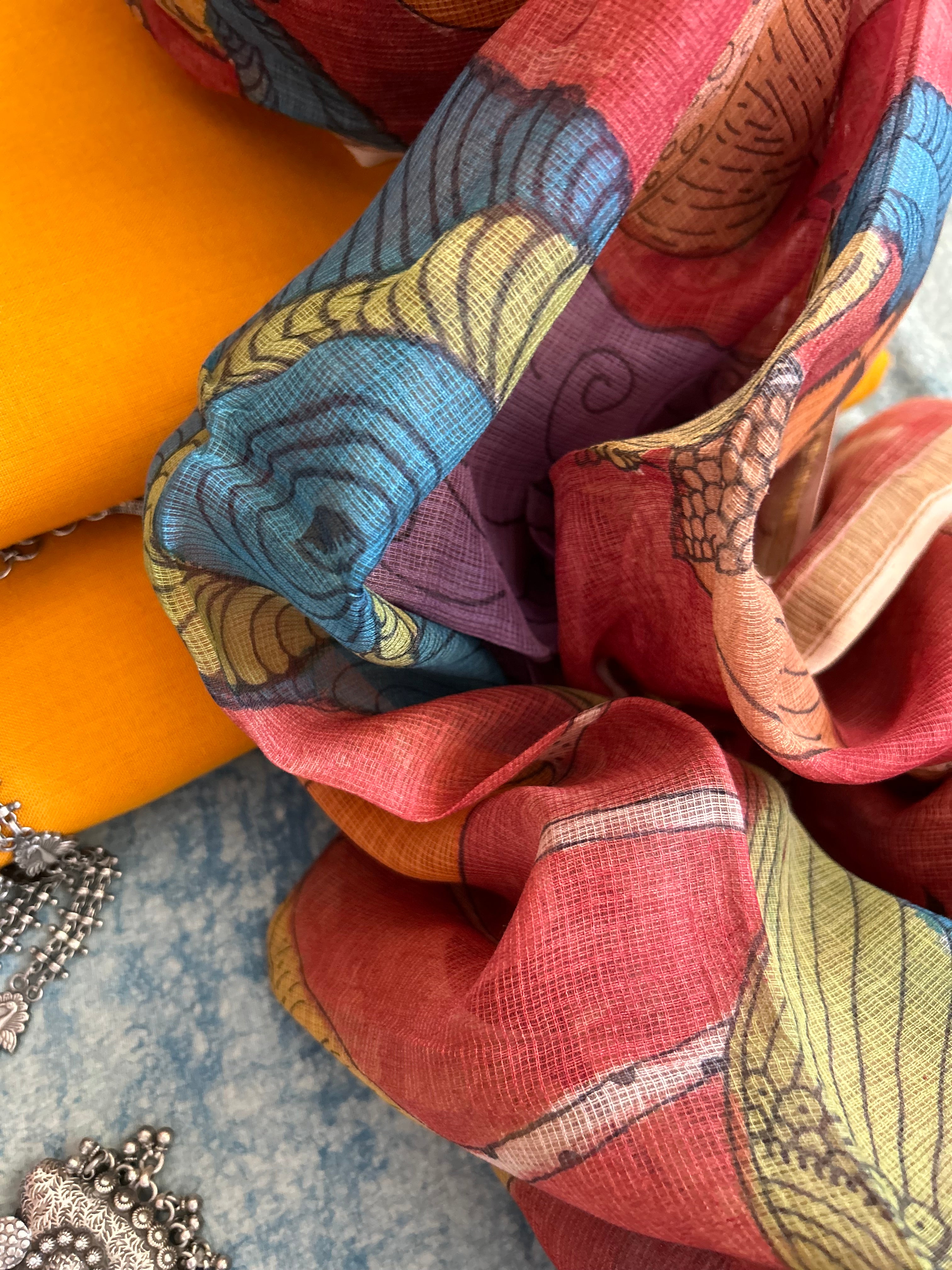Handwoven Handcrafted Kalamkari Set