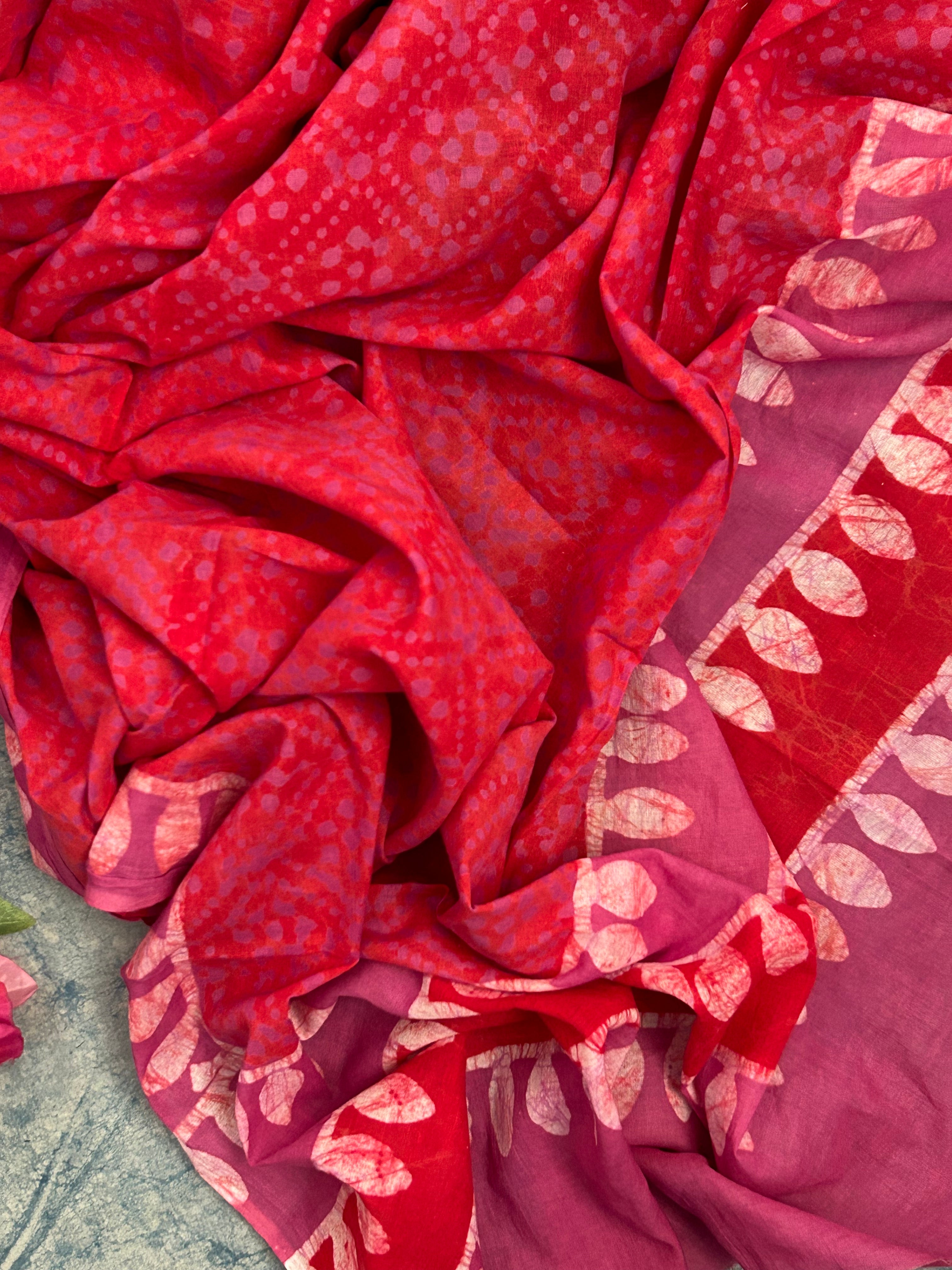Handblock Batik Cotton Suit