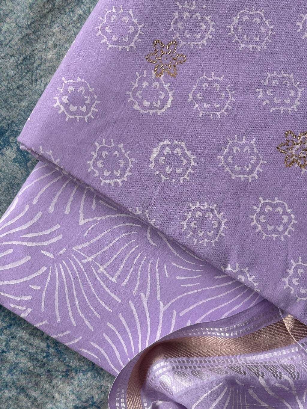 Handblock Azo-free Dye Cotton Suit Set