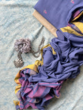 Neelam - Handwoven Bengal Jamdani Kurta Dupatta set