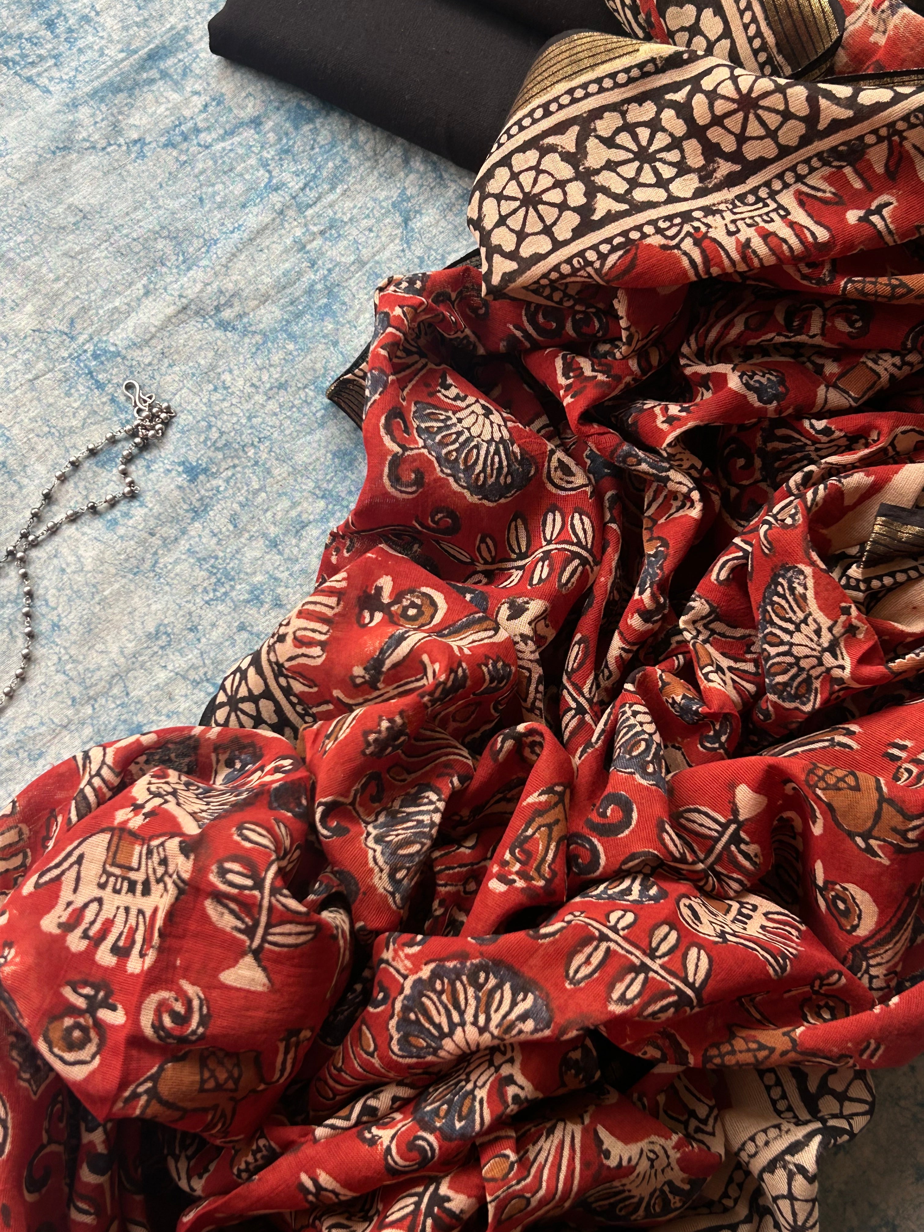 Girija - Handcrafted Cotton Suit Set