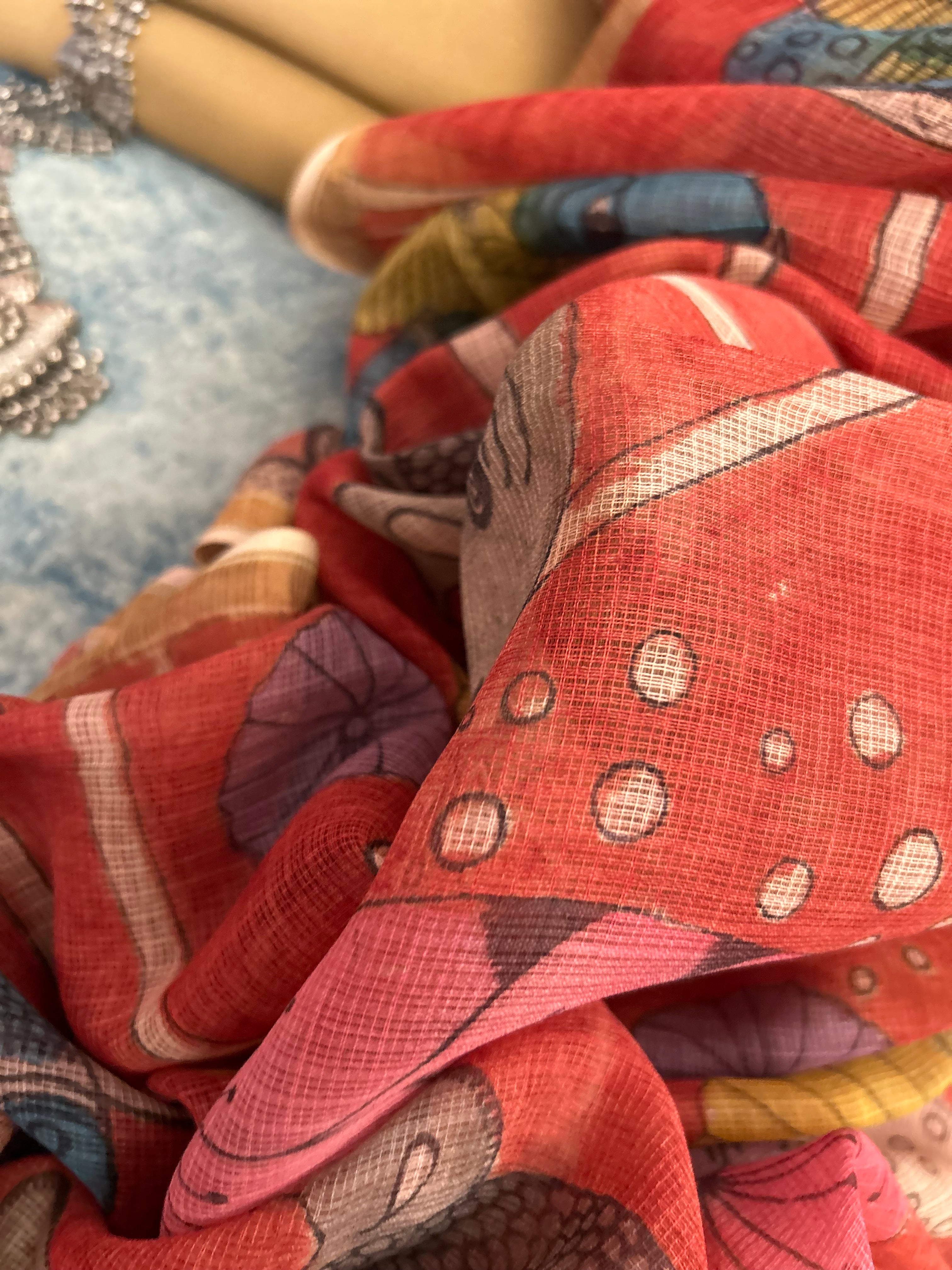 Handwoven Handcrafted Kalamkari Set
