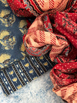 Natural Dyes Handblock Ajrakh Cotton Suit