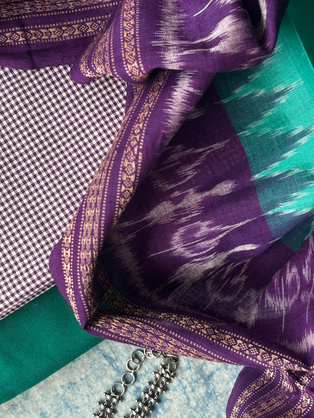 Neelkamal - Handwoven Ikath Kurta Dupatta Set