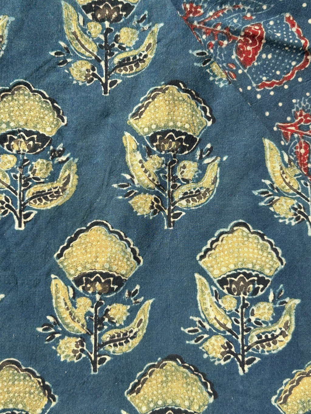 Natural Dyes Handblock Ajrakh Cotton Suit